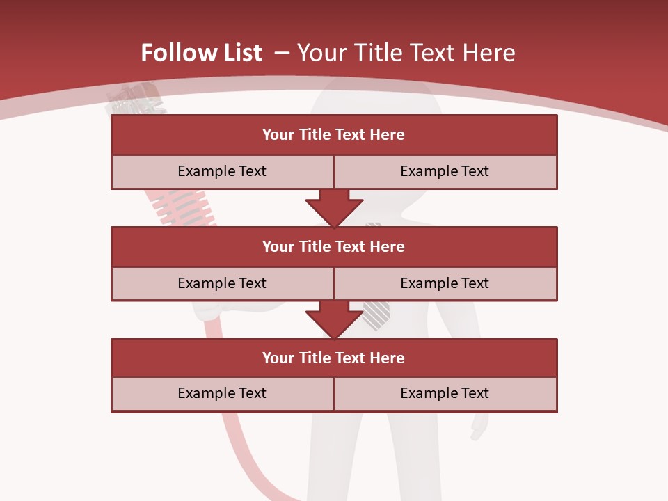 Electric Usb White PowerPoint Template