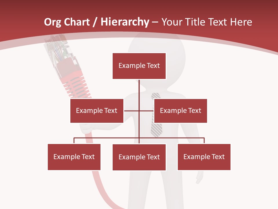 Electric Usb White PowerPoint Template