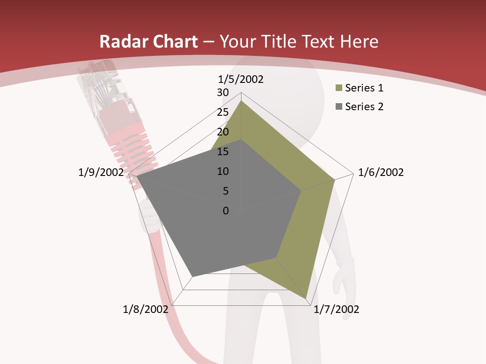 Electric Usb White PowerPoint Template