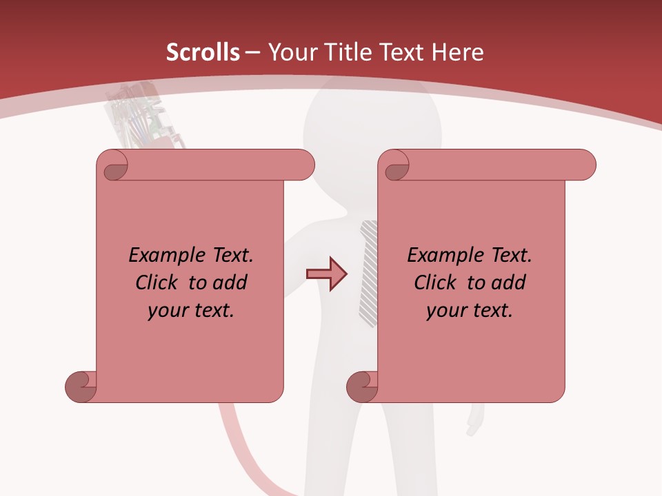 Electric Usb White PowerPoint Template