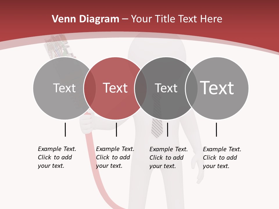 Electric Usb White PowerPoint Template