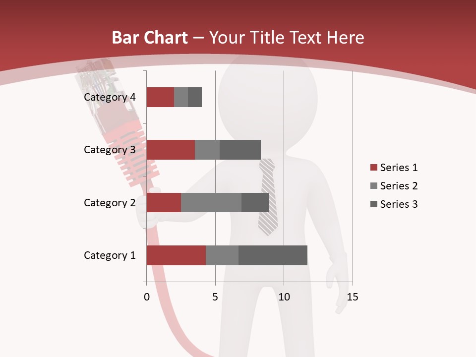 Electric Usb White PowerPoint Template