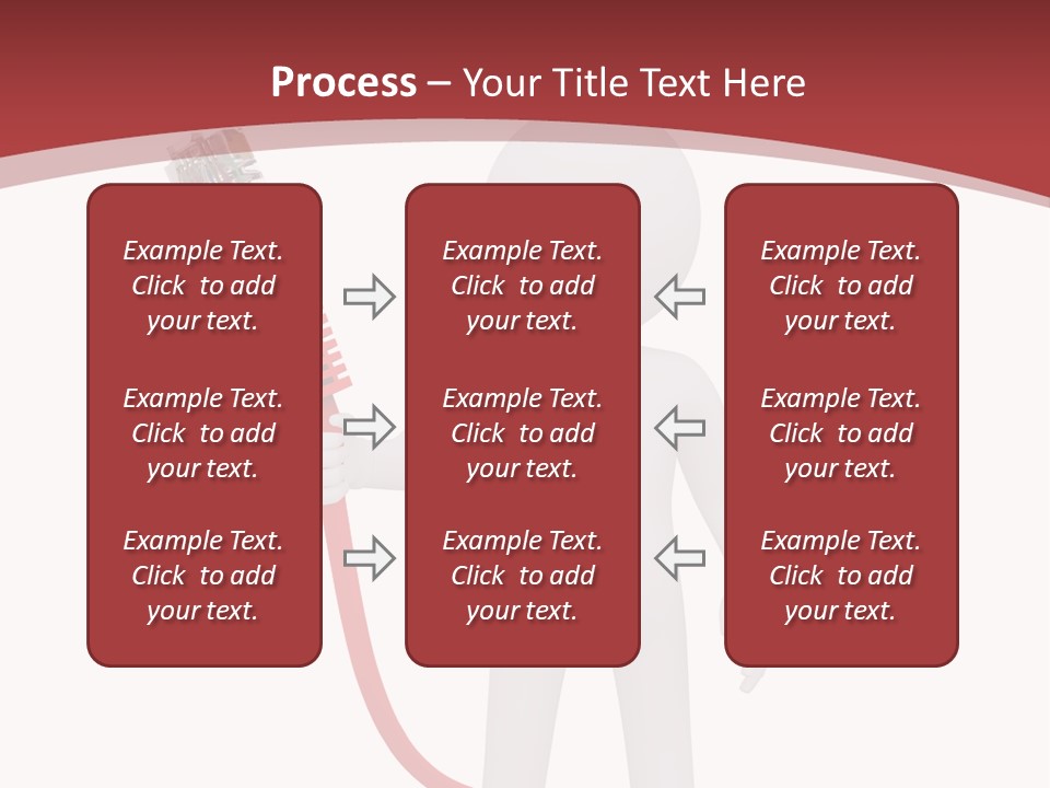 Electric Usb White PowerPoint Template