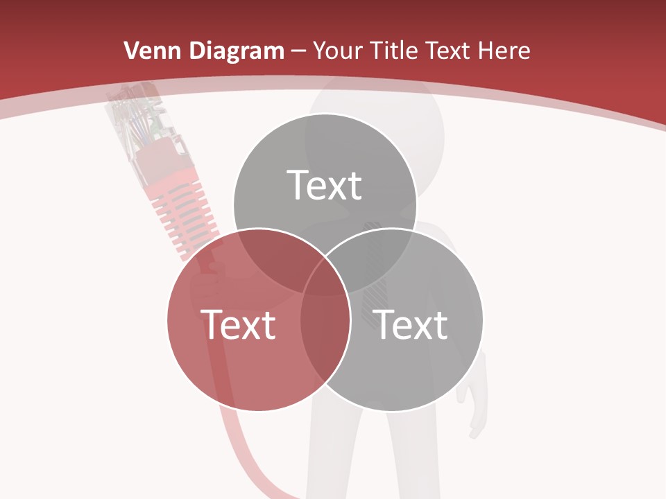 Electric Usb White PowerPoint Template
