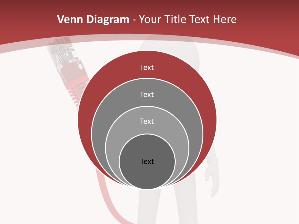 Electric Usb White PowerPoint Template