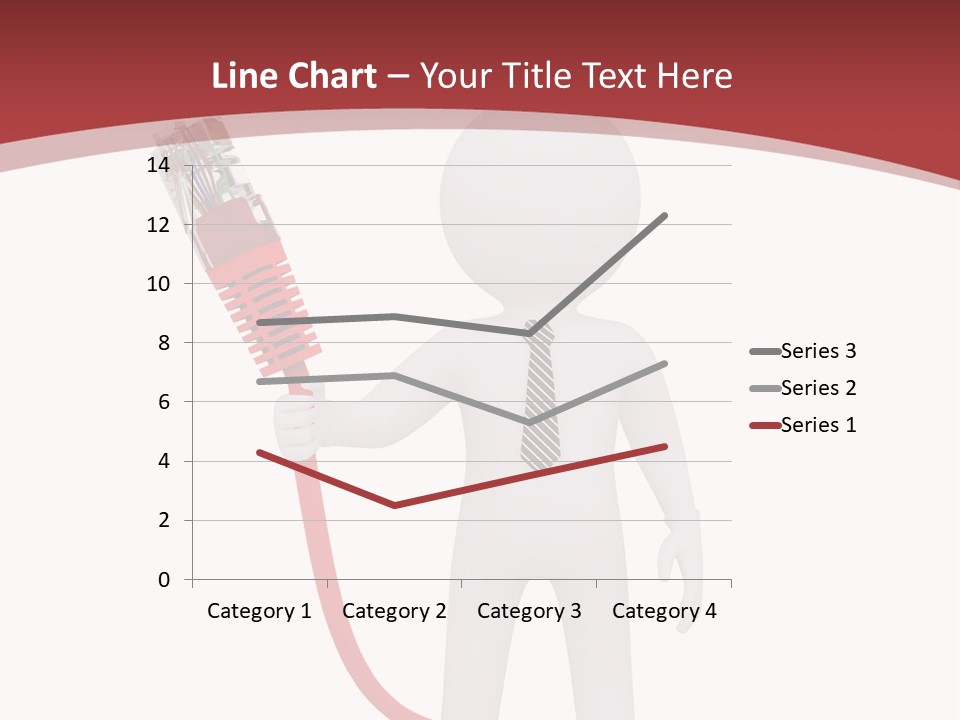 Electric Usb White PowerPoint Template