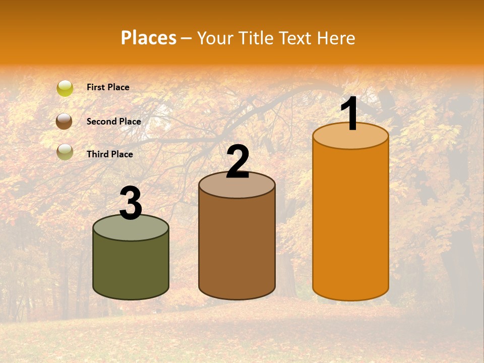 Outside Yellow Background PowerPoint Template