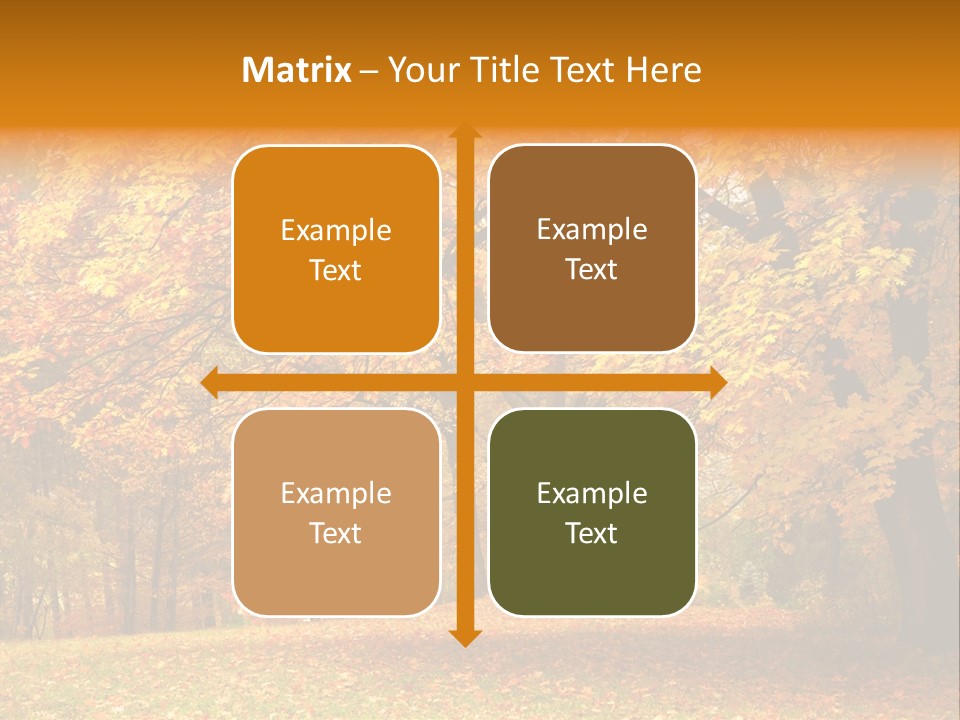 Outside Yellow Background PowerPoint Template