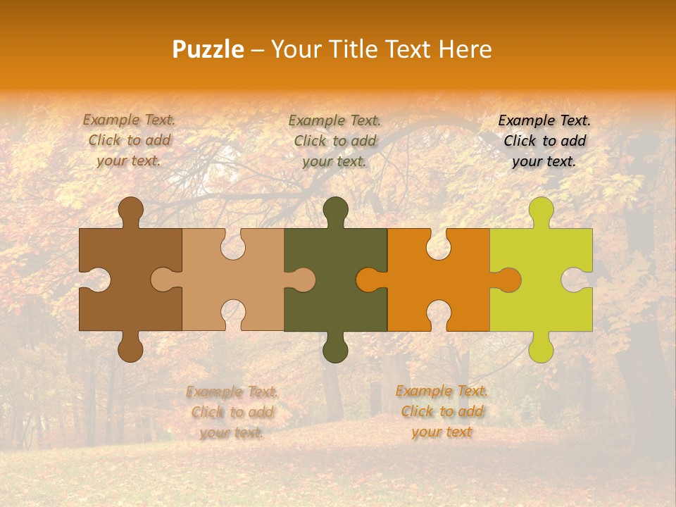 Outside Yellow Background PowerPoint Template