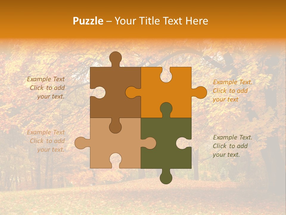 Outside Yellow Background PowerPoint Template