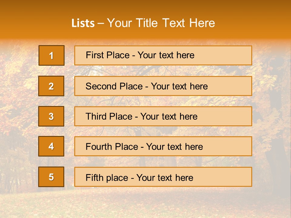 Outside Yellow Background PowerPoint Template