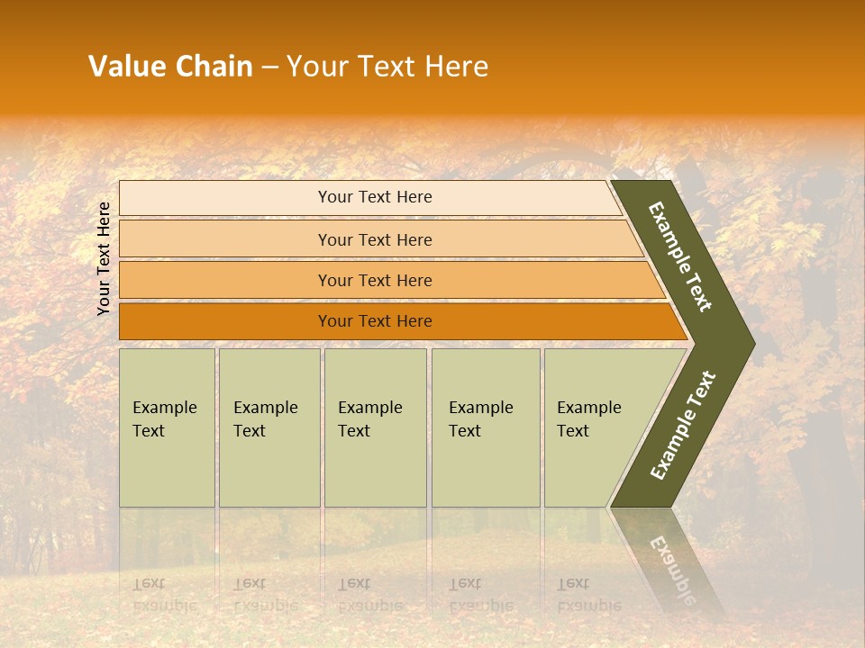 Outside Yellow Background PowerPoint Template