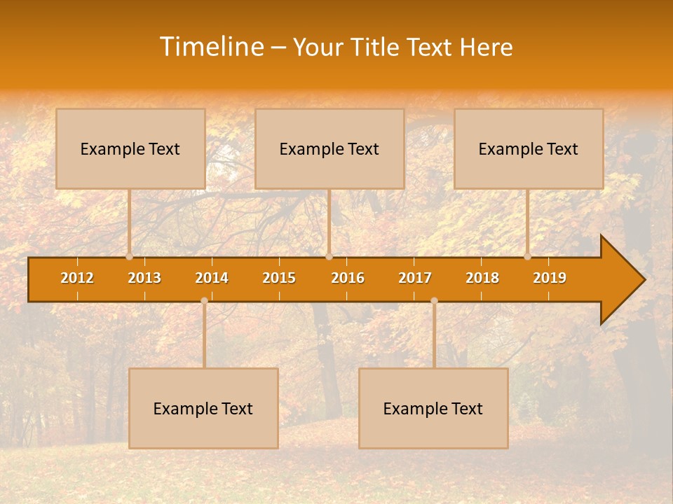 Outside Yellow Background PowerPoint Template
