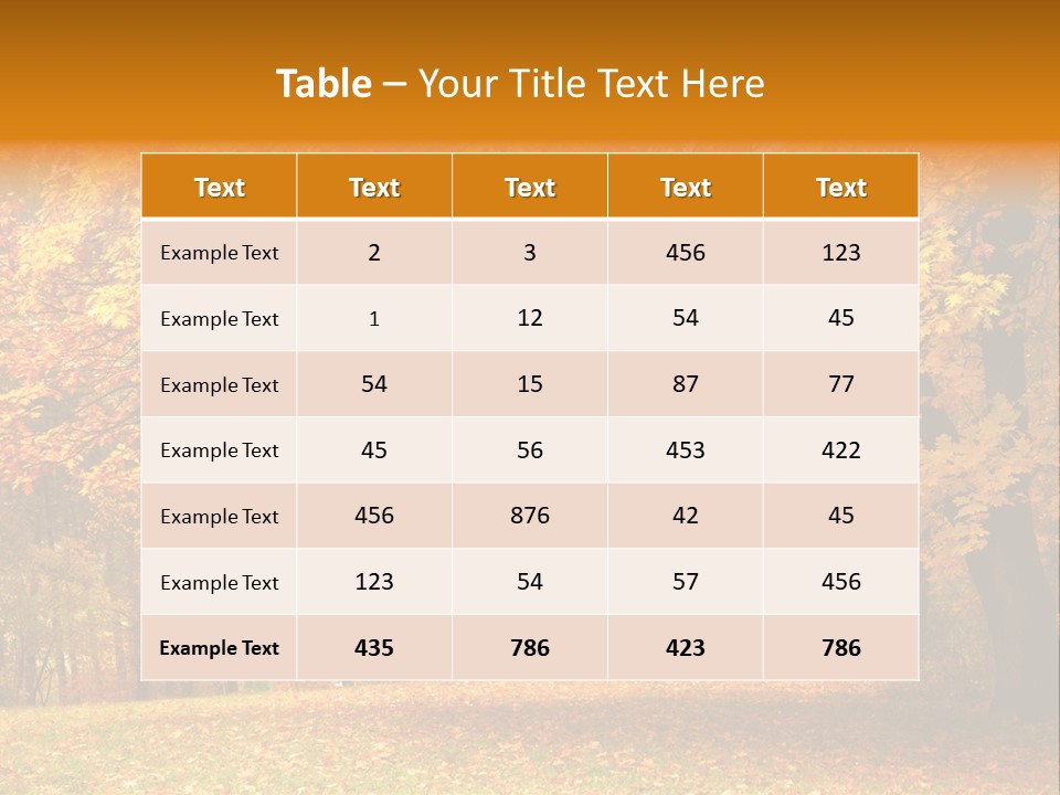 Outside Yellow Background PowerPoint Template