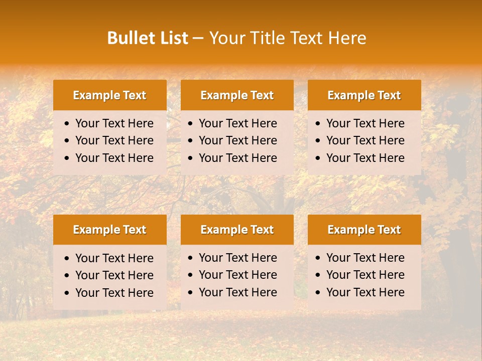 Outside Yellow Background PowerPoint Template