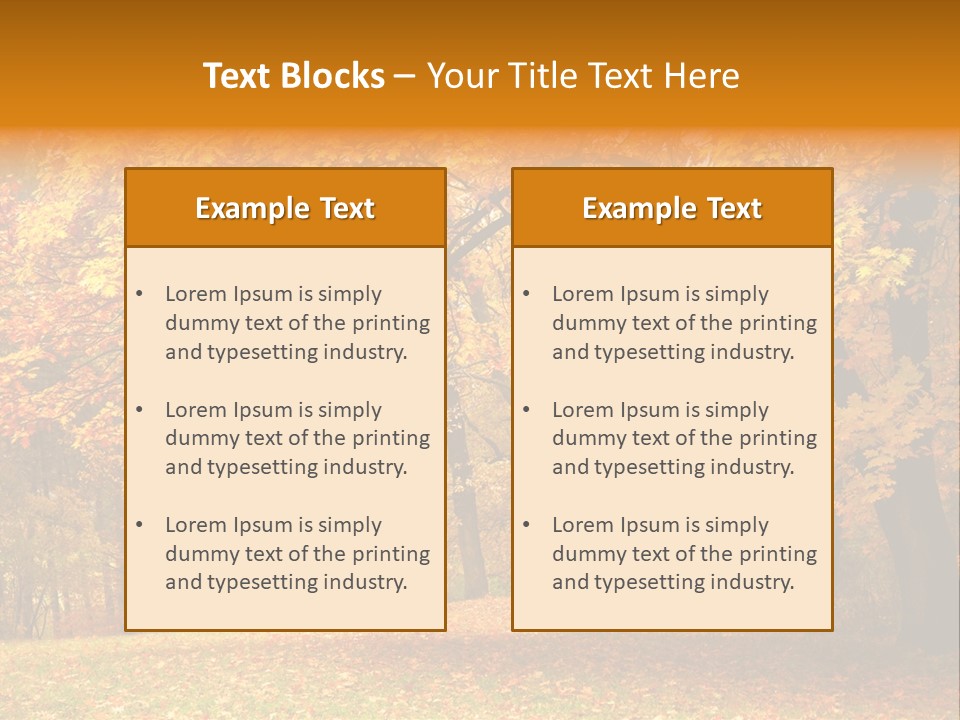Outside Yellow Background PowerPoint Template