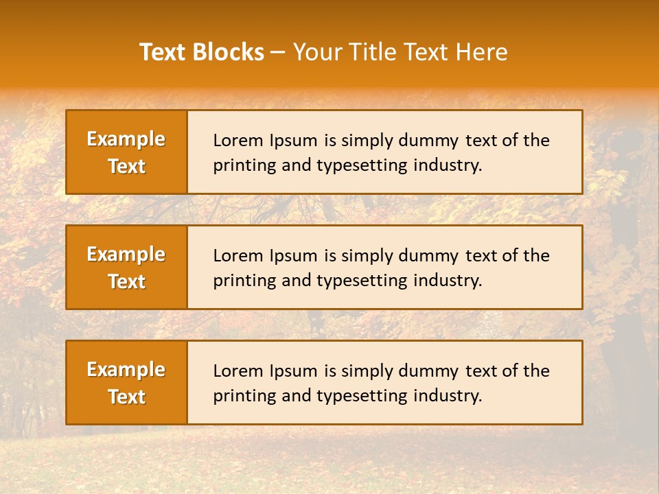 Outside Yellow Background PowerPoint Template