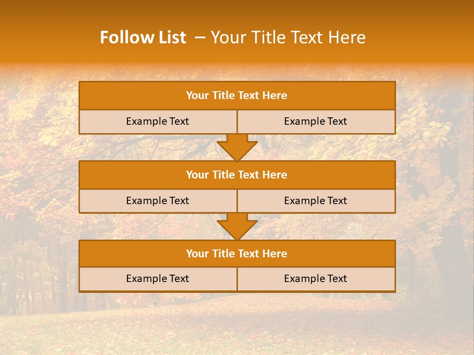 Outside Yellow Background PowerPoint Template
