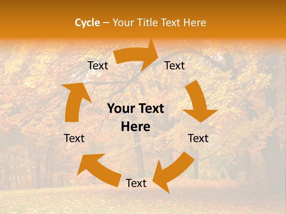 Outside Yellow Background PowerPoint Template