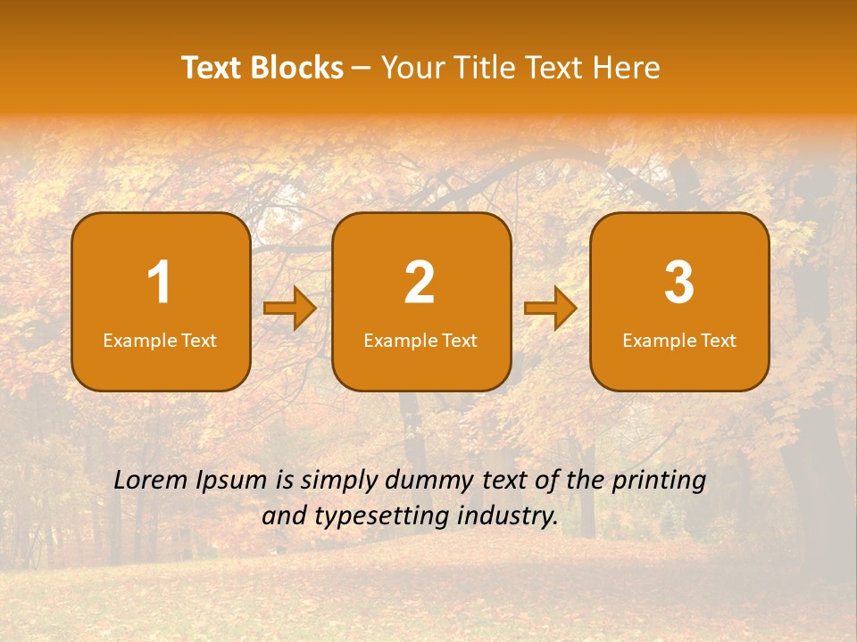 Outside Yellow Background PowerPoint Template