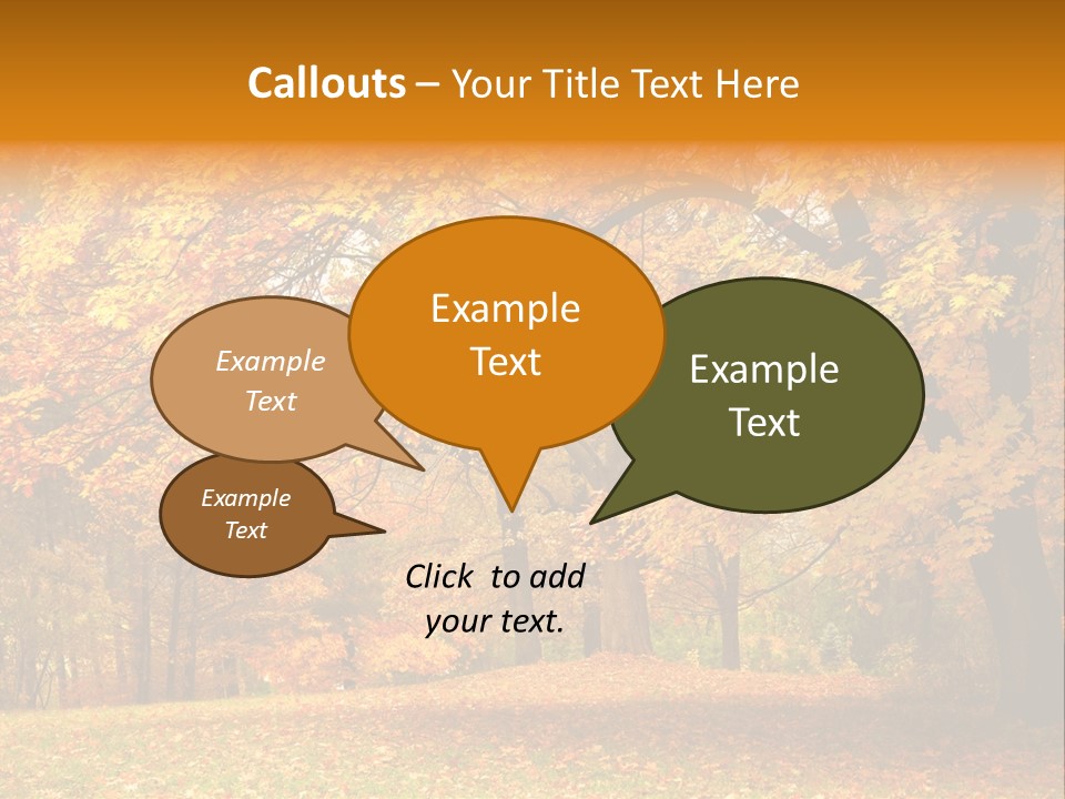 Outside Yellow Background PowerPoint Template