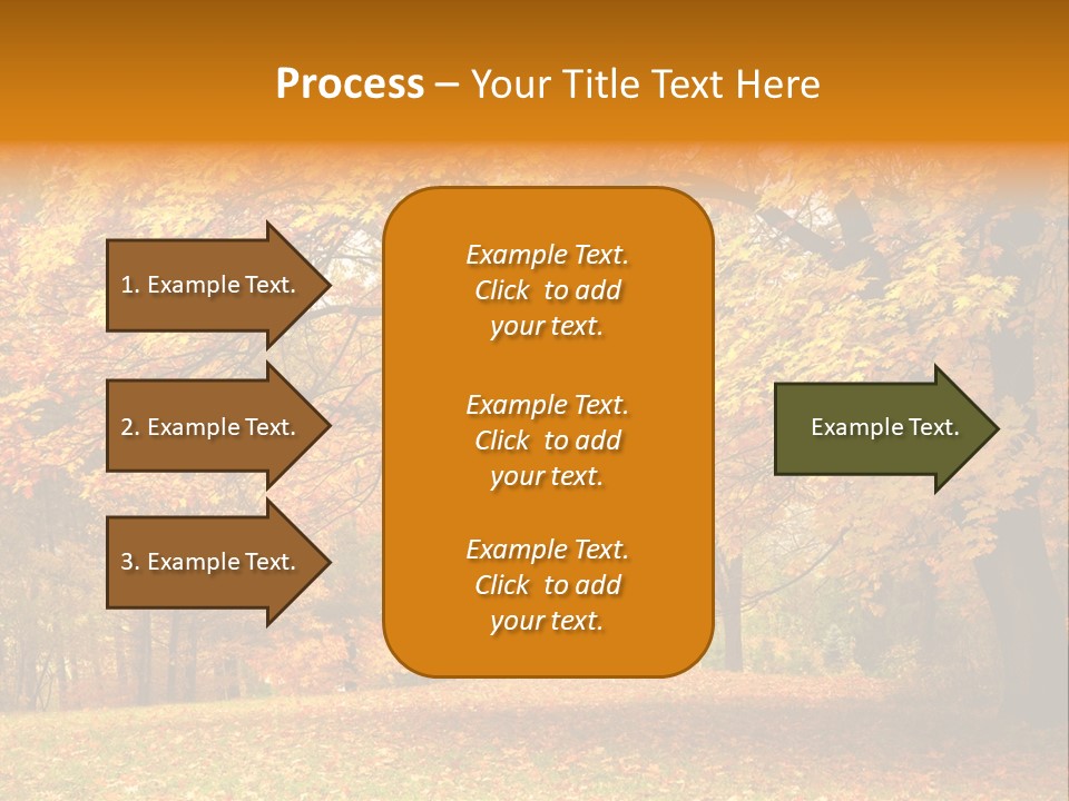 Outside Yellow Background PowerPoint Template