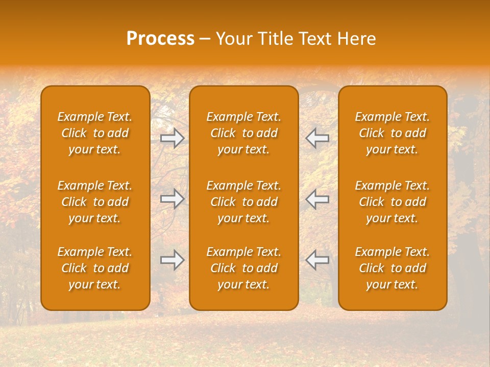 Outside Yellow Background PowerPoint Template
