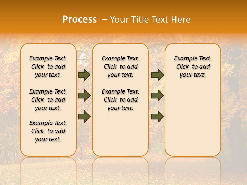 Outside Yellow Background PowerPoint Template