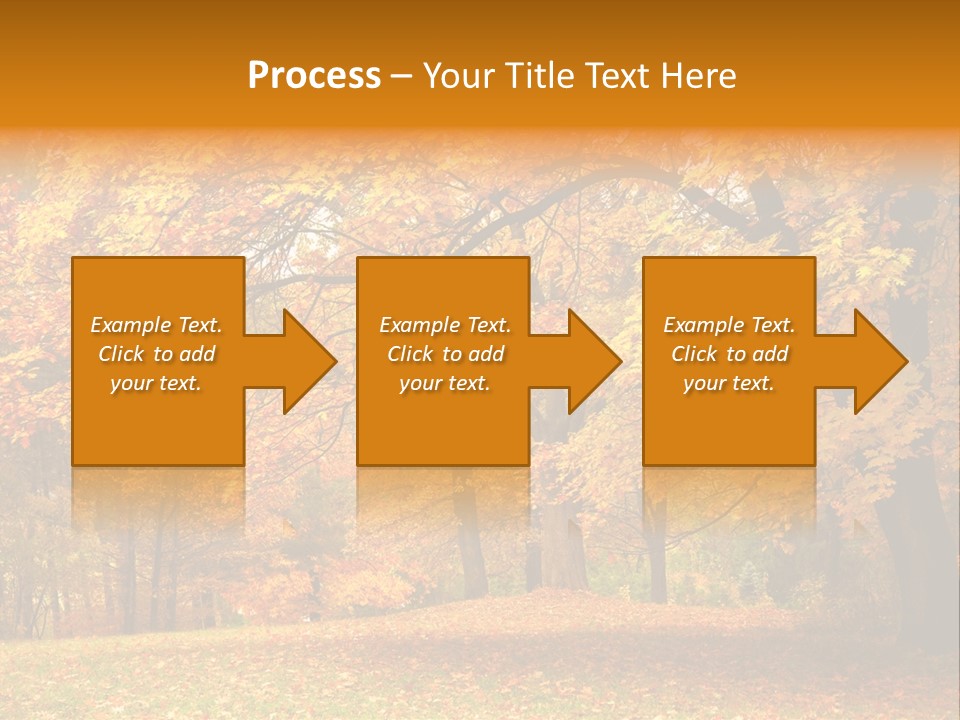 Outside Yellow Background PowerPoint Template