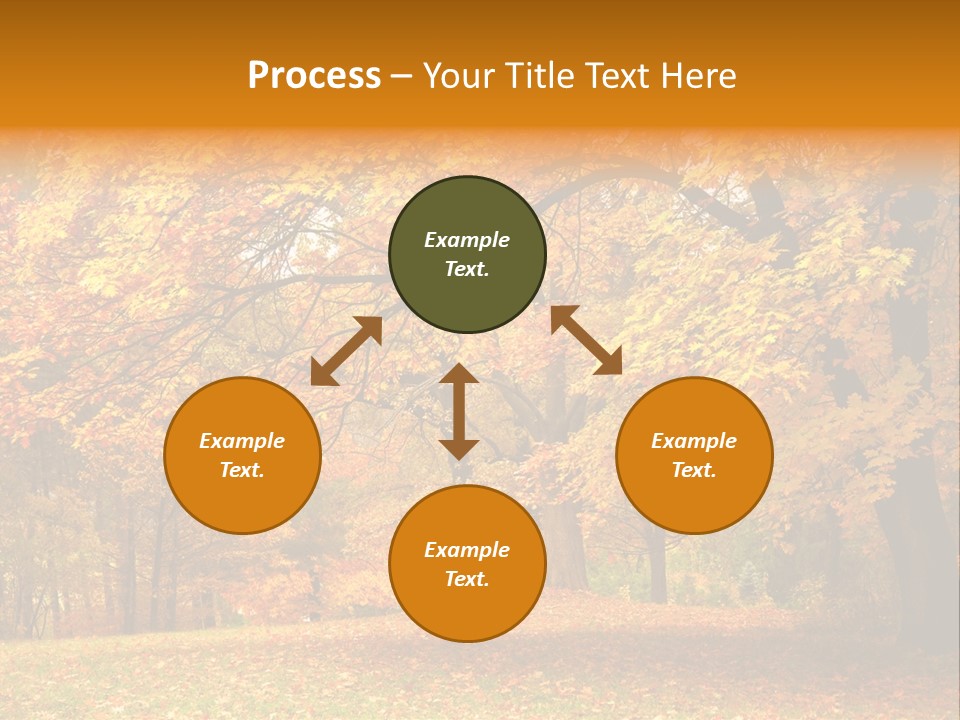 Outside Yellow Background PowerPoint Template