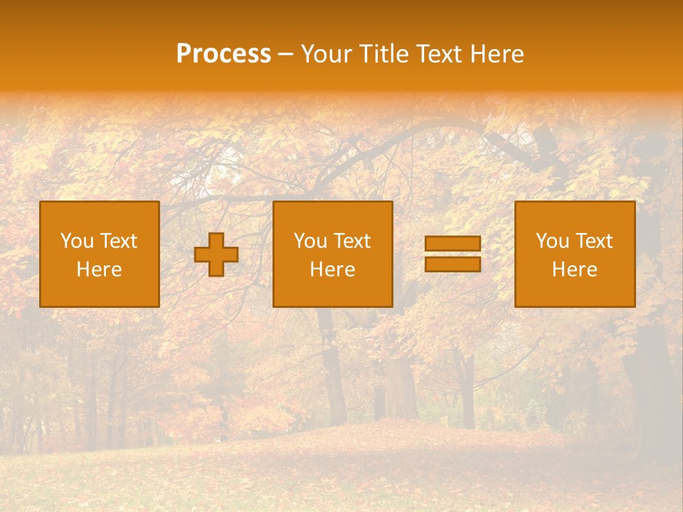 Outside Yellow Background PowerPoint Template