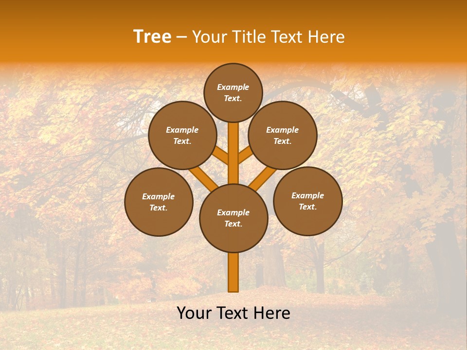 Outside Yellow Background PowerPoint Template