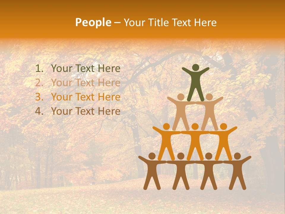 Outside Yellow Background PowerPoint Template