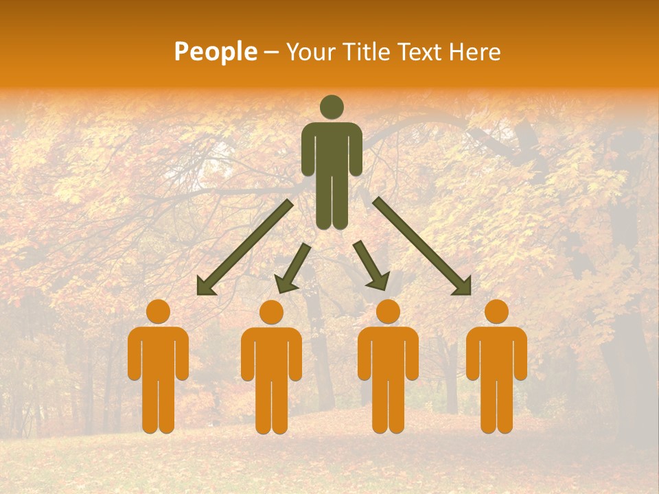 Outside Yellow Background PowerPoint Template