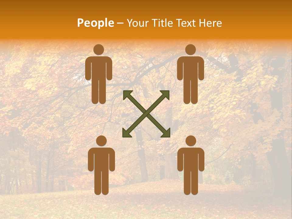 Outside Yellow Background PowerPoint Template