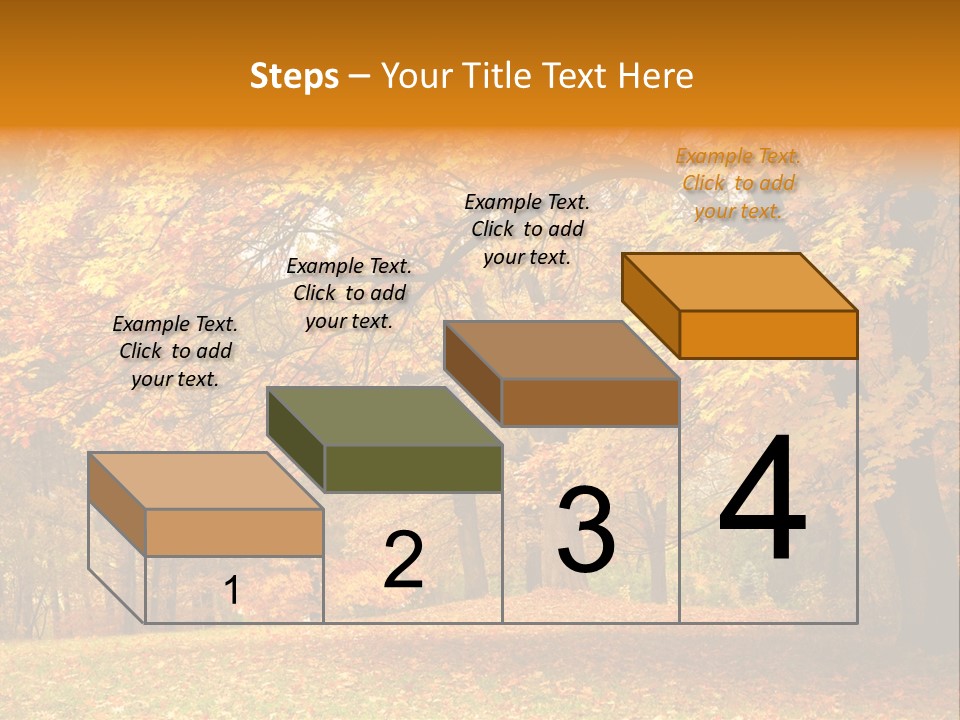 Outside Yellow Background PowerPoint Template