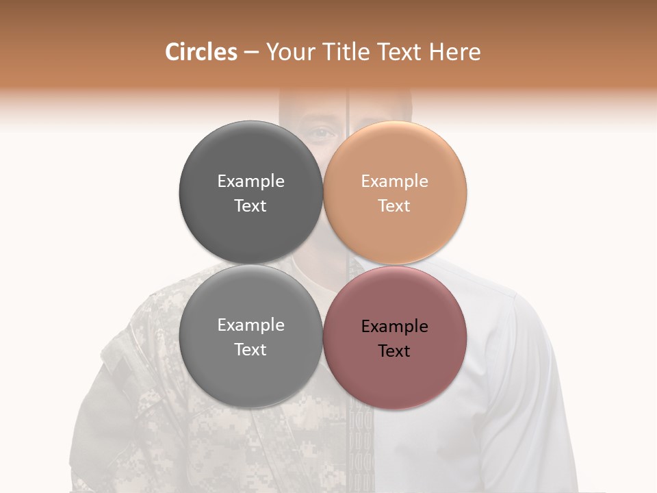 Veteran Employee Shirt PowerPoint Template