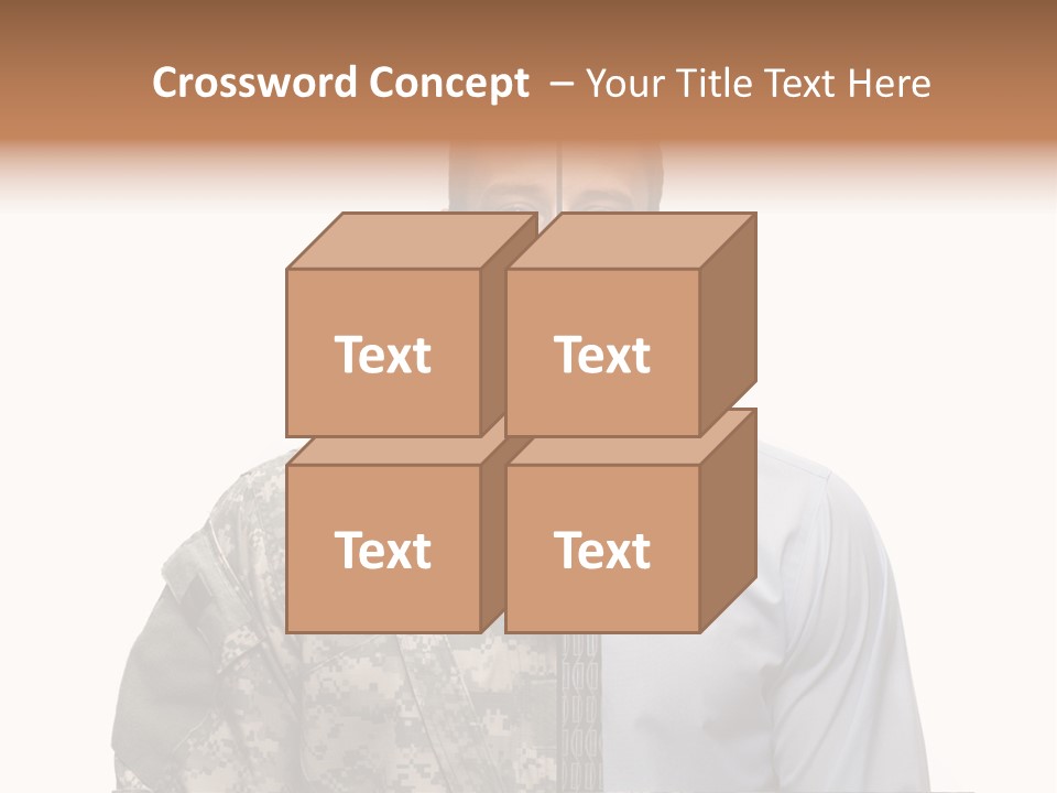 Veteran Employee Shirt PowerPoint Template
