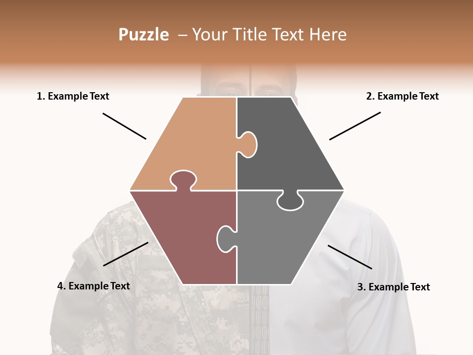 Veteran Employee Shirt PowerPoint Template