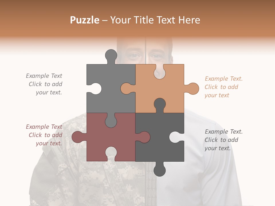 Veteran Employee Shirt PowerPoint Template