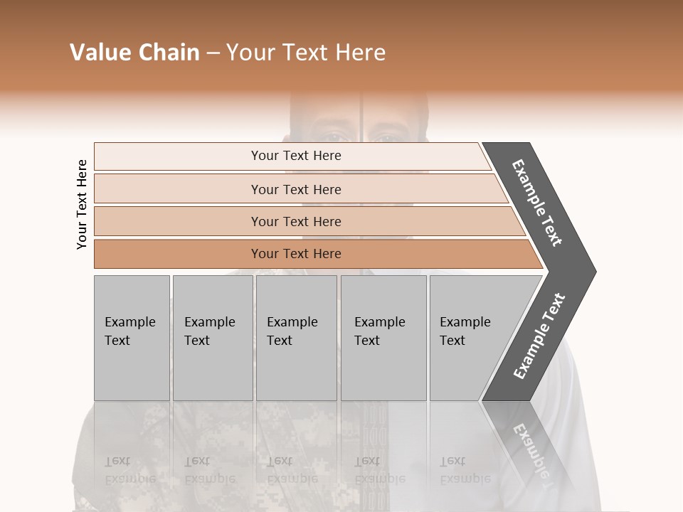 Veteran Employee Shirt PowerPoint Template