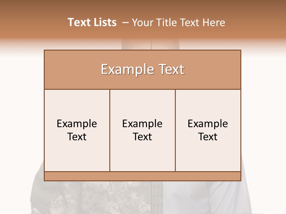Veteran Employee Shirt PowerPoint Template