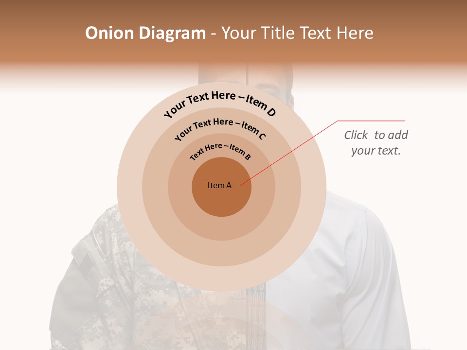 Veteran Employee Shirt PowerPoint Template