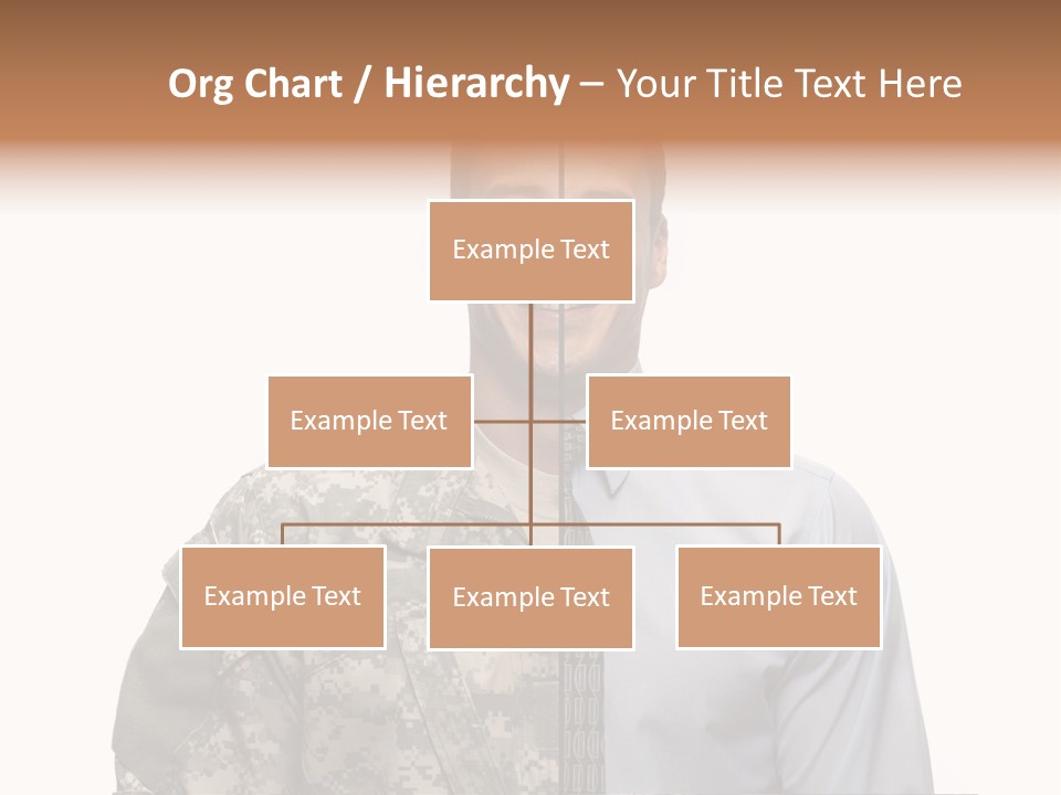 Veteran Employee Shirt PowerPoint Template