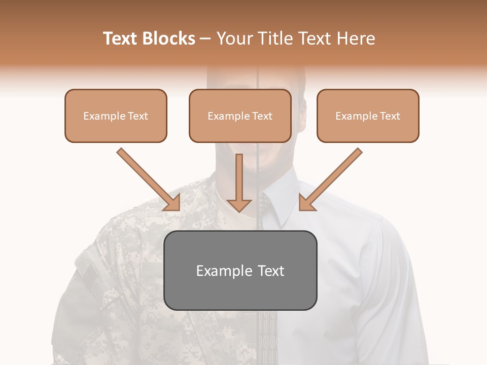 Veteran Employee Shirt PowerPoint Template