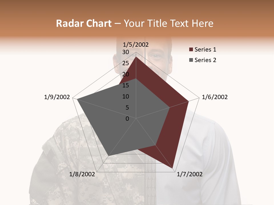 Veteran Employee Shirt PowerPoint Template