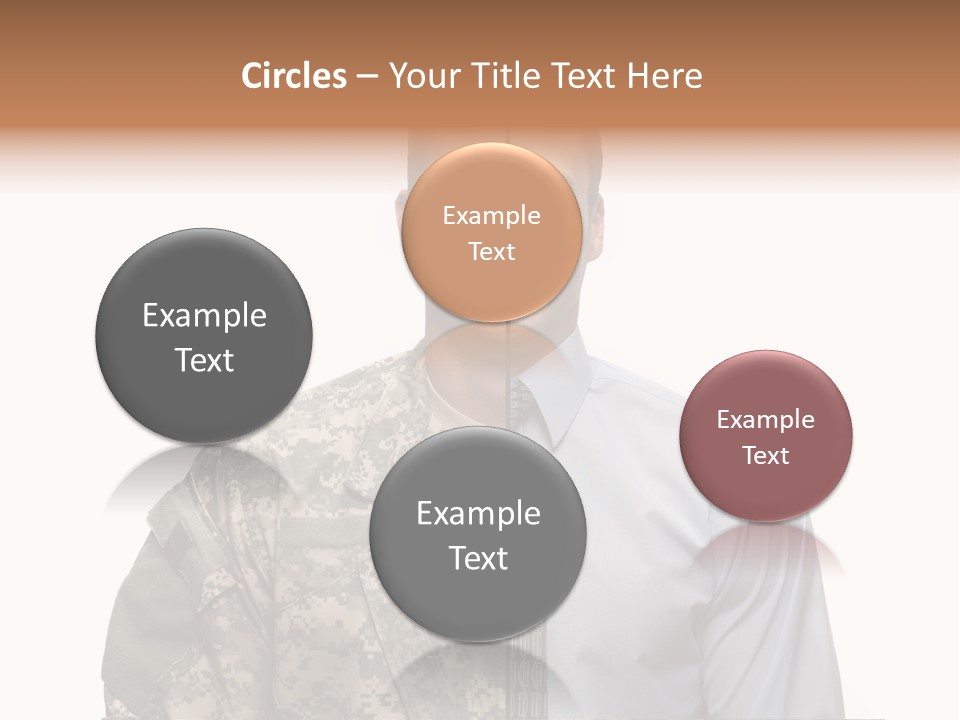 Veteran Employee Shirt PowerPoint Template