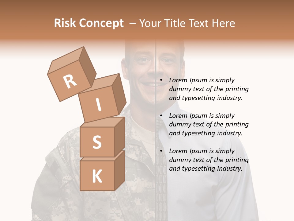 Veteran Employee Shirt PowerPoint Template