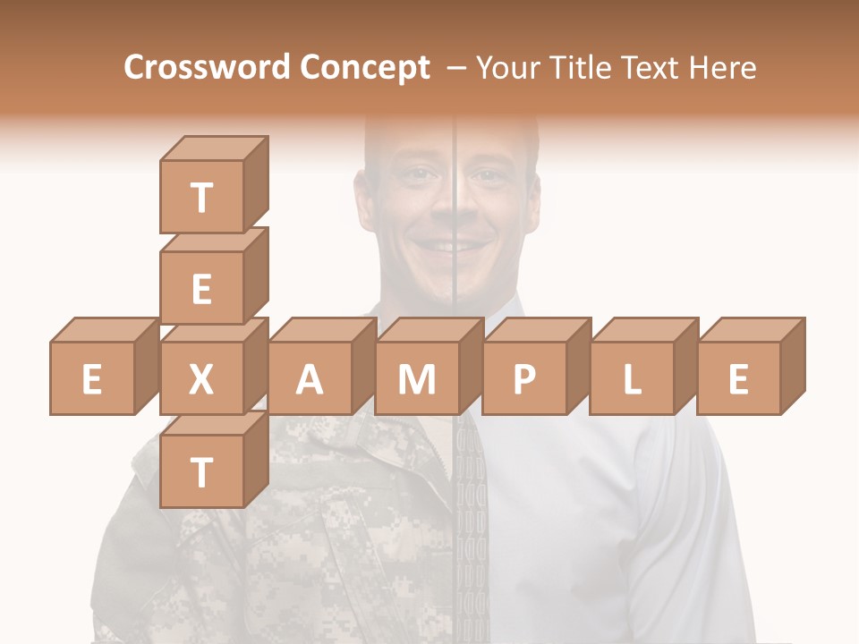 Veteran Employee Shirt PowerPoint Template