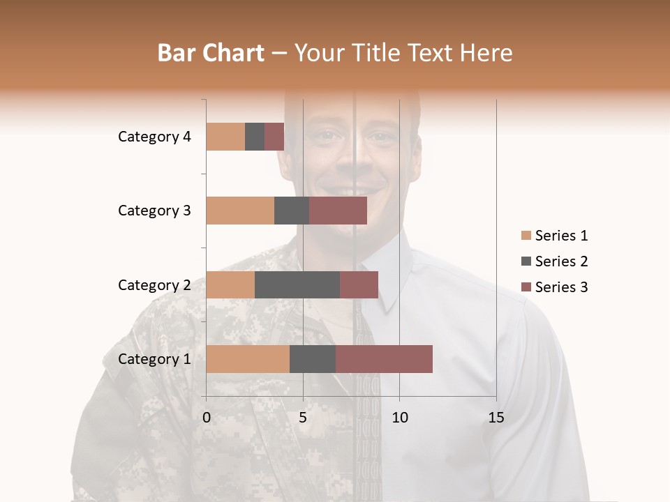 Veteran Employee Shirt PowerPoint Template